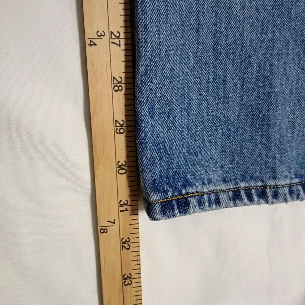 VTG 90s Levis Jeans 501 Original Fit Jeans Men 34x32 Medium Wash Non-Stretch EUC